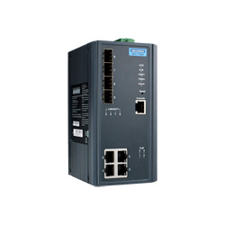 4GE PoE + 4G SFP Managed Ethernet Switch For Industrial Use