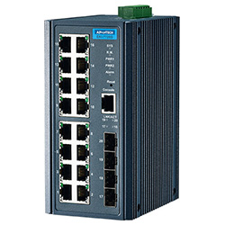 16GE + 4G SFP Managed Ethernet Switch For Industrial Use