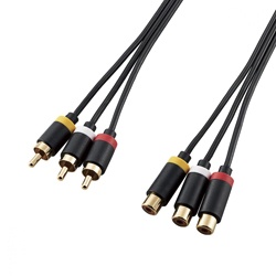 VIDEO Extension Cable (RCA × 3)
