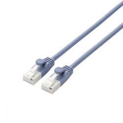 Cat 6A-Compliant Clip-Breakage Prevention Type Flexible LAN Cable