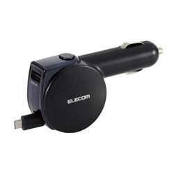 4.8 A Retractable DC Charger Micro & USB