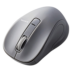 Blue LED Mouse / Salal Series / S Size / Bluetooth / 3-Button / Gray