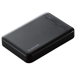 ELECOM Portable Drive USB 3.1 2 TB Black / For Video Cameras