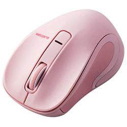Blue LED Mouse / Salal Series / S Size / Bluetooth / 3-Button / Pink