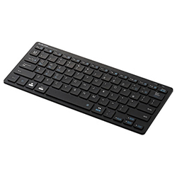 Bluetooth Mini Keyboard / Pantograph Type / Lightweight / Multi OS Compatible / Black