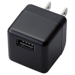 AC Charger For Digital Audio Player / Cube / 1.8 A / Black