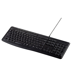 Wired Full Keyboard / Membrane Type / Quiet Design / With Dedicated Multifunction Keys / Black
