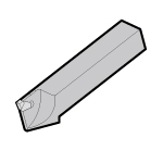 Self Grip (F Cut) Blade for Plunging, Integrated Holder, for General Purpose Lathe, Strengthened Type