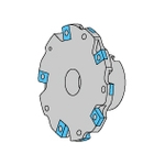 Slot Mill Vertical Installation: LN Type Tip with Boss