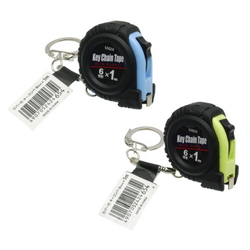 Keychain Tape Measure With Rubber 1 m