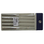 Diamond Electrodeposition Needle File DNYE, Same Shape/Same Grain Size, 5-Piece Set