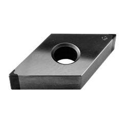 CBN Insert for Hardened Steel Processing with Rhomboid Hole 55°DCGW