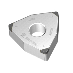 CBN Insert for Hardened Steel Processing with Hexagonal Hole 80°WNGA