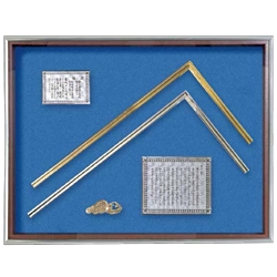 Gold and Silver Carpenter's Square, Frame Set
