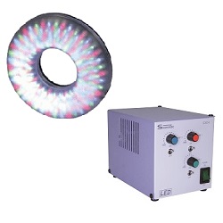 3-Color Switchable Ring Type Light UMD-80RGB series (Controller Set) High Luminosity Direct Ring
