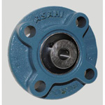 Round Flange Unit with Spigot Joint, Cylindrical Hole with Set Screw, UCFC Type