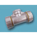 Tube Expansion Fitting for Stainless Steel Pipes, BK Joint, Tee with Female Adapter