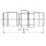 Stainless Steel Pipe Single-Touch Fittings, EG Joint Union Socket EGUS (for JIS G 3448)