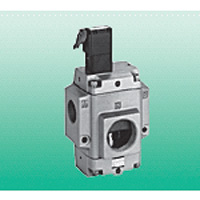 Air operation type 3 port connection valve Electromagnetic valve installation state NVP11 Series