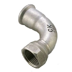 Press Fitting for Stainless Steel Pipes SUS Press Female Adapter Elbow