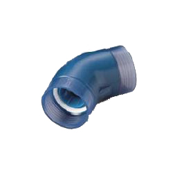 Pre-Sealed Transparent PC Core Fitting, Normal Type Lining Pipe Connection TPC Series 45° Elbow