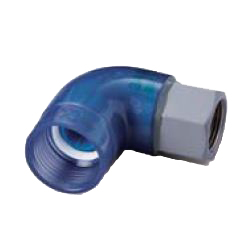 Pre-Seal Core, Transparent PC Core Fitting Insulation Type TPCZ Series Female Adapter Class TPCZF Elbow (Fitting for Prevention of Contact Between Dissimilar Metals) for Device Connection