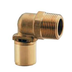 Multi 1 Aluminum 3-Layer Pipe System - Elbow Male Adapter m