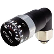 Elbow pressure meter connector