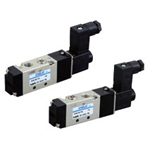 Electromagnetic valve, VLEV500 series, 3 ports, 2 positions