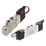 Electromagnetic valve, VLEM5000 series,　standard, 5 ports, 2 positions