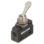 Hand-operated Valve VLM15 Series - Touch Type (Horizontal Piping/Standard Type)