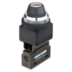 Hand-operated Valve VLM15 Series - Key Switch Type (Horizontal Piping/Standard Type)