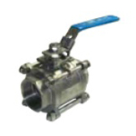 Stainless Steel Ball Valve, CST-PS 3-Piece Screw-in Ball Valve