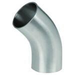 Sanitary Pipe Fittings-45° Short Elbow-BPE Standards -