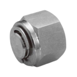 Stainless Steel, 2 Compression Ring Model, V-Lok (Plug Union)