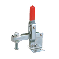 U-Shaped Arm Toggle Clamps, Vertical Handle, with Flanged Base, GH-11421/GH11421-SS