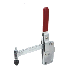 Solid Arm Toggle Clamp, Vertical Handle, with Straight Base, GH-12220