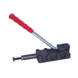 Toggle Clamp - Push-Pull - Flanged Base, Stroke 75 mm, Straight Long Handle, GH-32500HL