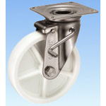Stainless Steel Caster Swivel (with Double Stopper) JAB Type Size 200 mm