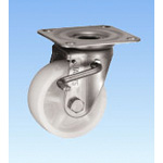 Stainless Steel Caster Swivel (with Double Stopper) JAB Type Size 75 mm