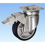 Caster for Heavy Loads - Swivel (with Rotation Stopper) JHB Type, Size 150 mm