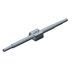 Compatible with shaft end processing - Specified to length of 1 mm - Rolling ball screw SSV-type