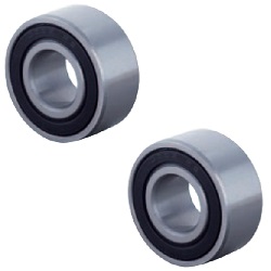 2 Rows Combination Angular Contact Ball Bearings, Rubber Seal Type