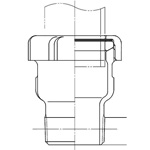 Drainage Fittings - Tacker Male Socket