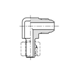 Vibration-Resistant Fitting NE-Shaped Steel Pipe - Bite Fittings - Hose Connection Elbow (Male)