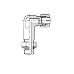 Flareless Fitting for Anti-Vibration Fitting NE Type Steel Pipe Type - O-Ring Gasket Type Long Elbow Nipple