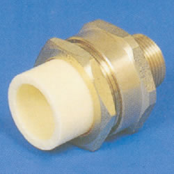 JFE Polybutene Tube, H-Type Fitting (Electrofusion Type) Valve Socket (with Male Screws)