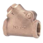 Bronze General-Purpose 125 Type Y Shaped Swing Check Valve Screw-in