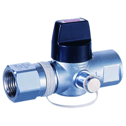 Flexible Tube Gas Plug, Equipment Connection Gas Plug, Made of Brass, Flexible UI Screw Gas Plug with Inspection Hole