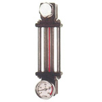 Heat Resistant and Chemical Resistance Oil Gauge, Includes Glass Pipe Type Thermometer, KLPD-GT・KLPD-GTS Type